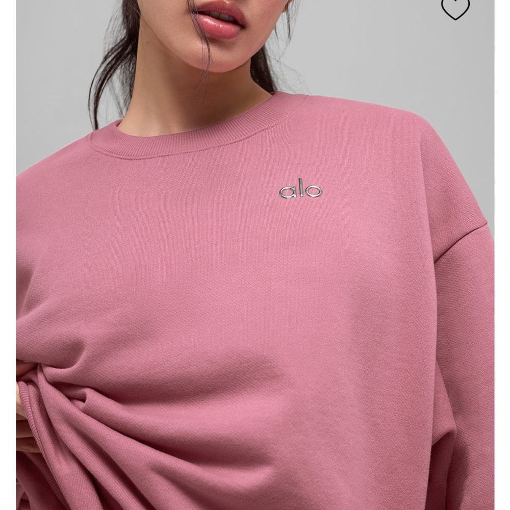 ALO Yoga Pink Sweatshirt - Picture 3 of 5